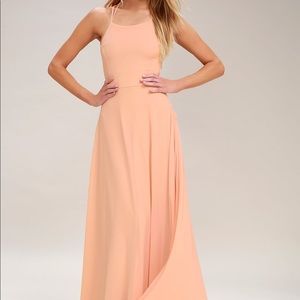 Blush Maxi Dress NWOT